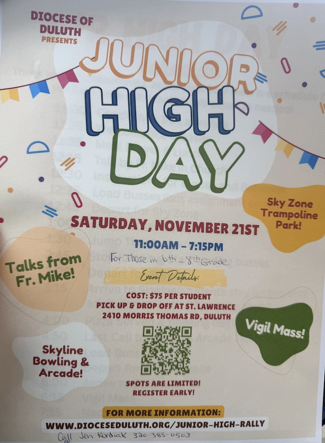Jr High 11/2026